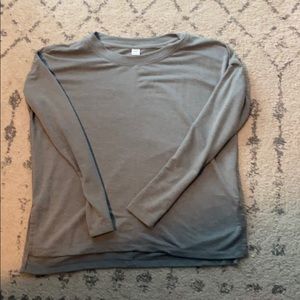 Grey workout shirt